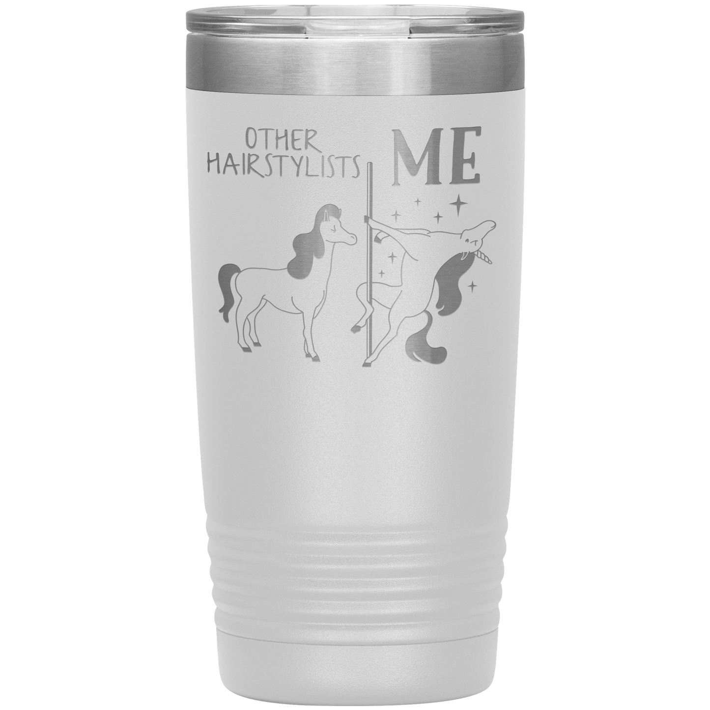 Hairstylist Tumbler, Cadeaux coiffeur, Tasse à café coiffeur, Cadeaux d’anniversaire pour hommes et femmes