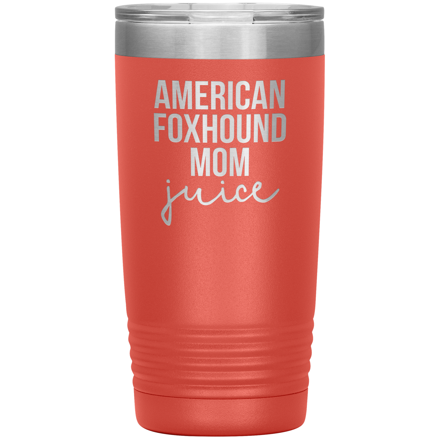 American Foxhound Mom Tumbler, Funny Travel Coffee Mug, Birthday Gifts for Men and Women