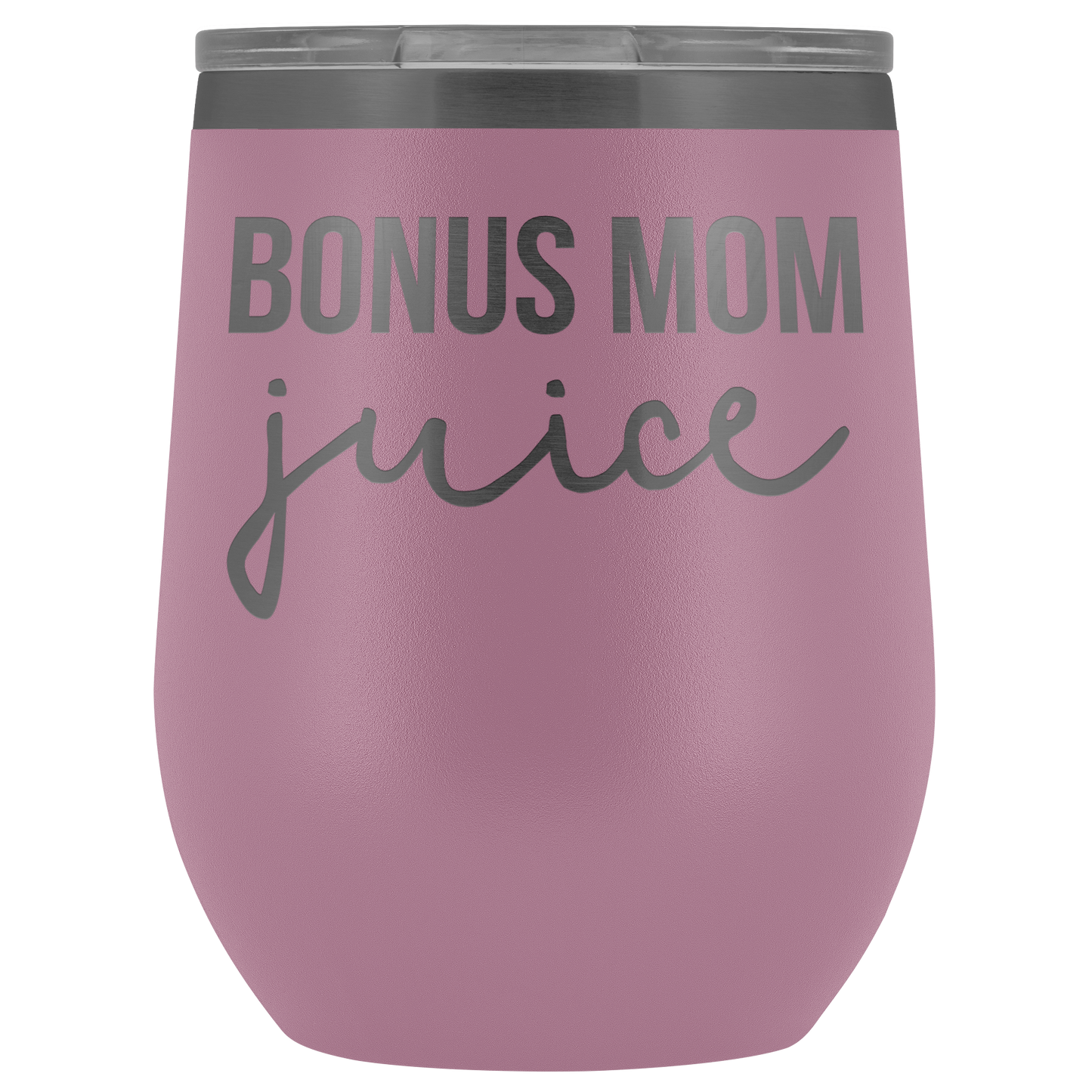 Bonus Mom Gifts, Bonus Mom Wine Tumbler, Bonus Mom Cup, Funny Birthday Gifts for Men and Women