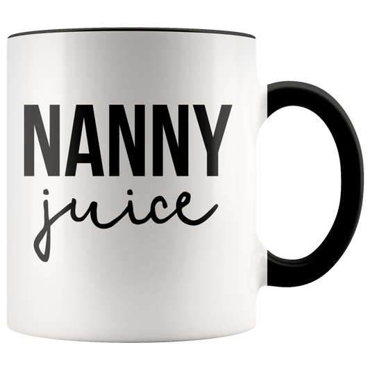 Nanny Gifts, Coffee Mug, Two Tone Accent Cup, Birthday Gift for Men and Women