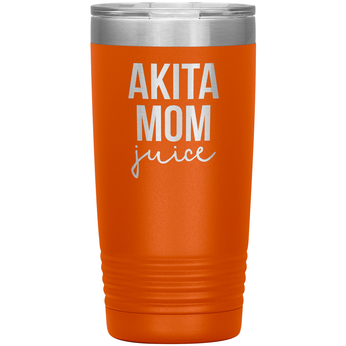 Akita Mom Tumbler, Funny Travel Coffee Mug, Birthday Gifts for Men and Women