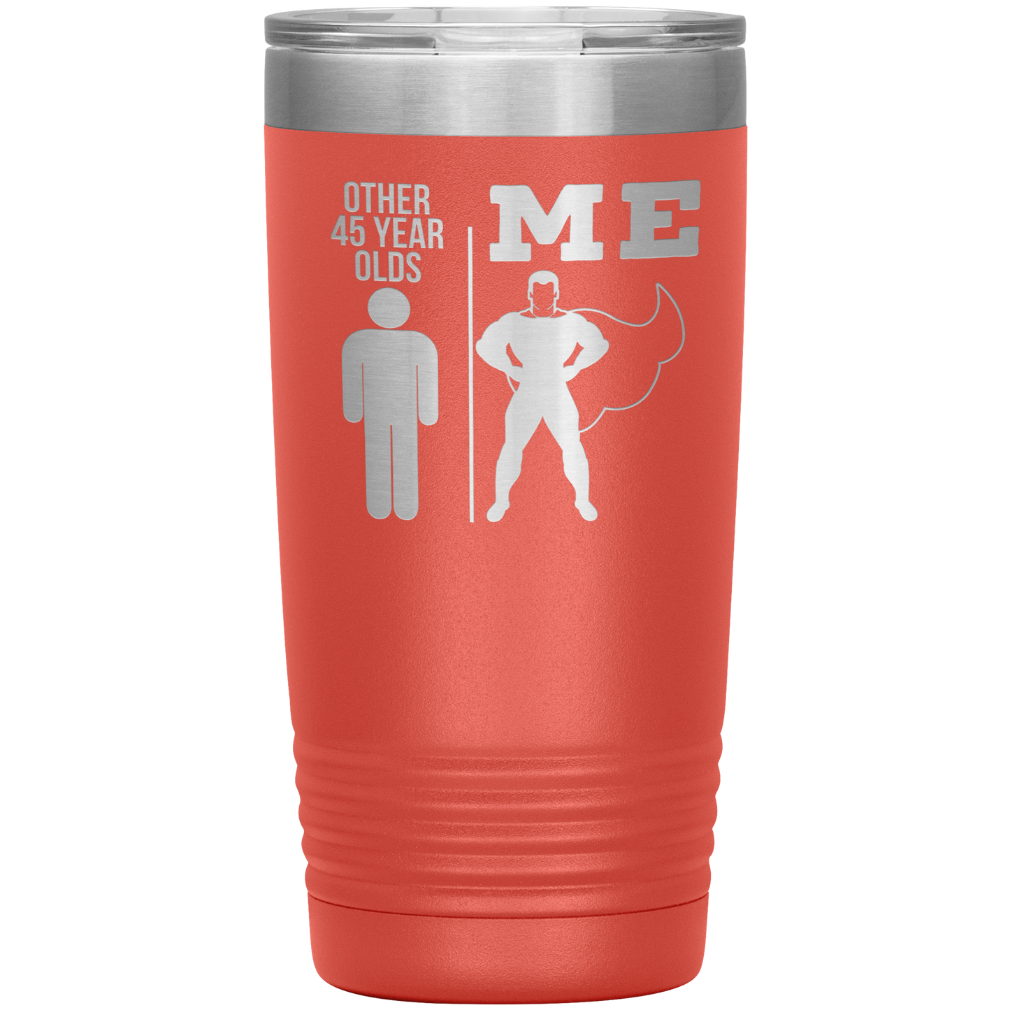 45th Birthday Tumbler, 45th Birthday Gifts, 45th Birthday Coffee Mug, Birthday Gifts for Men and Women