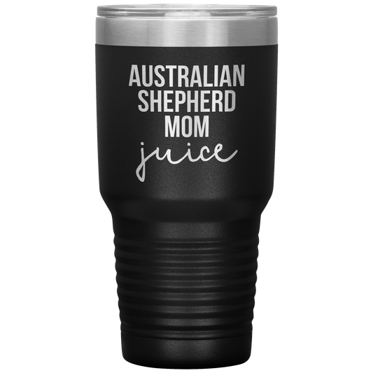 Australian Shepherd Mom Tumbler, Australian Shepherd Mom Gifts, Travel Coffee Mug, Birthday Gifts for Men and Women