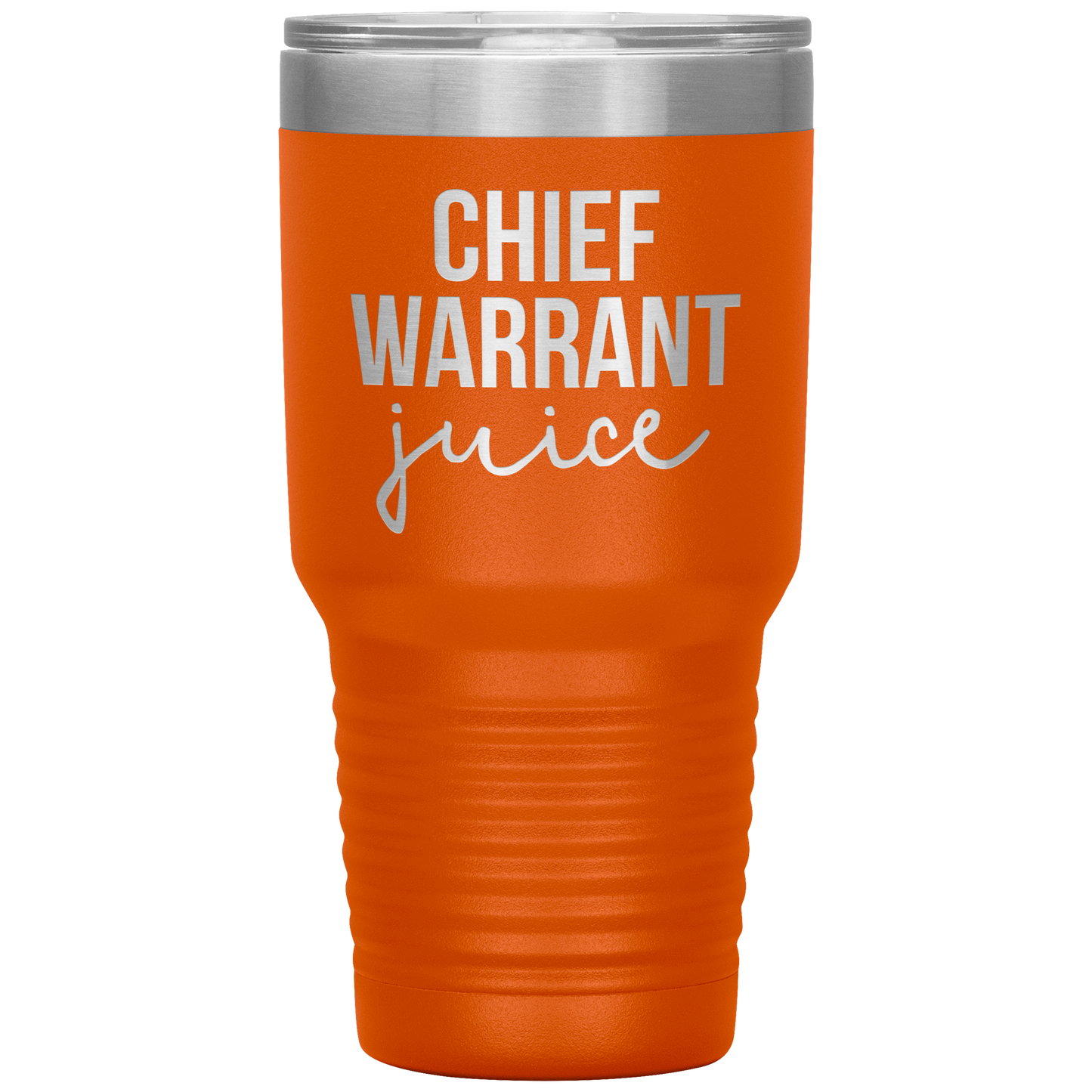 Chief Warrant Tumbler, Chief Mandado Gifts, Travel Coffee Mug, Birthday Gifts para Homens e Mulheres