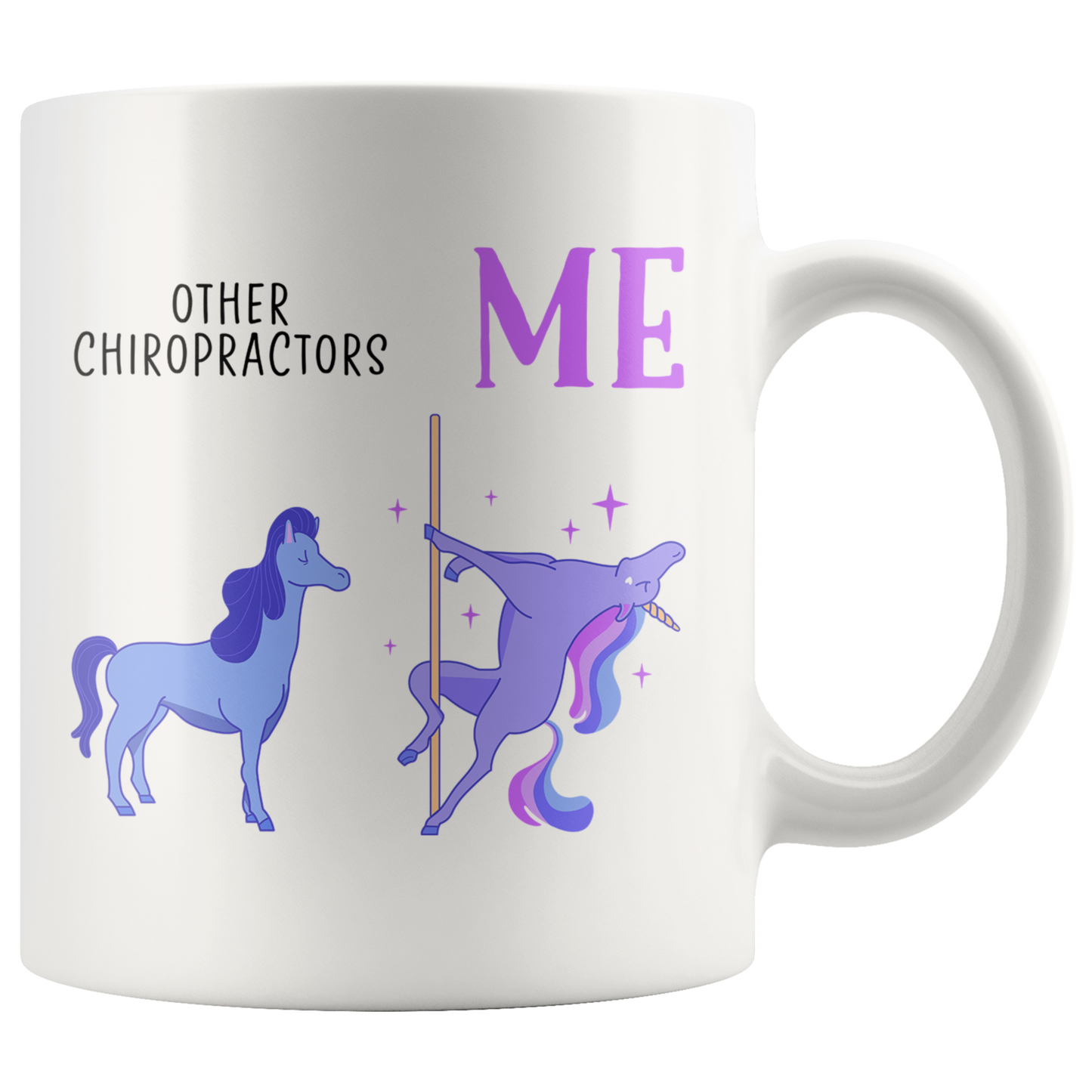 Chiropractor Gifts, Coffee Mug, Two Tone Accent Cup, Birthday Gift for Men and Women