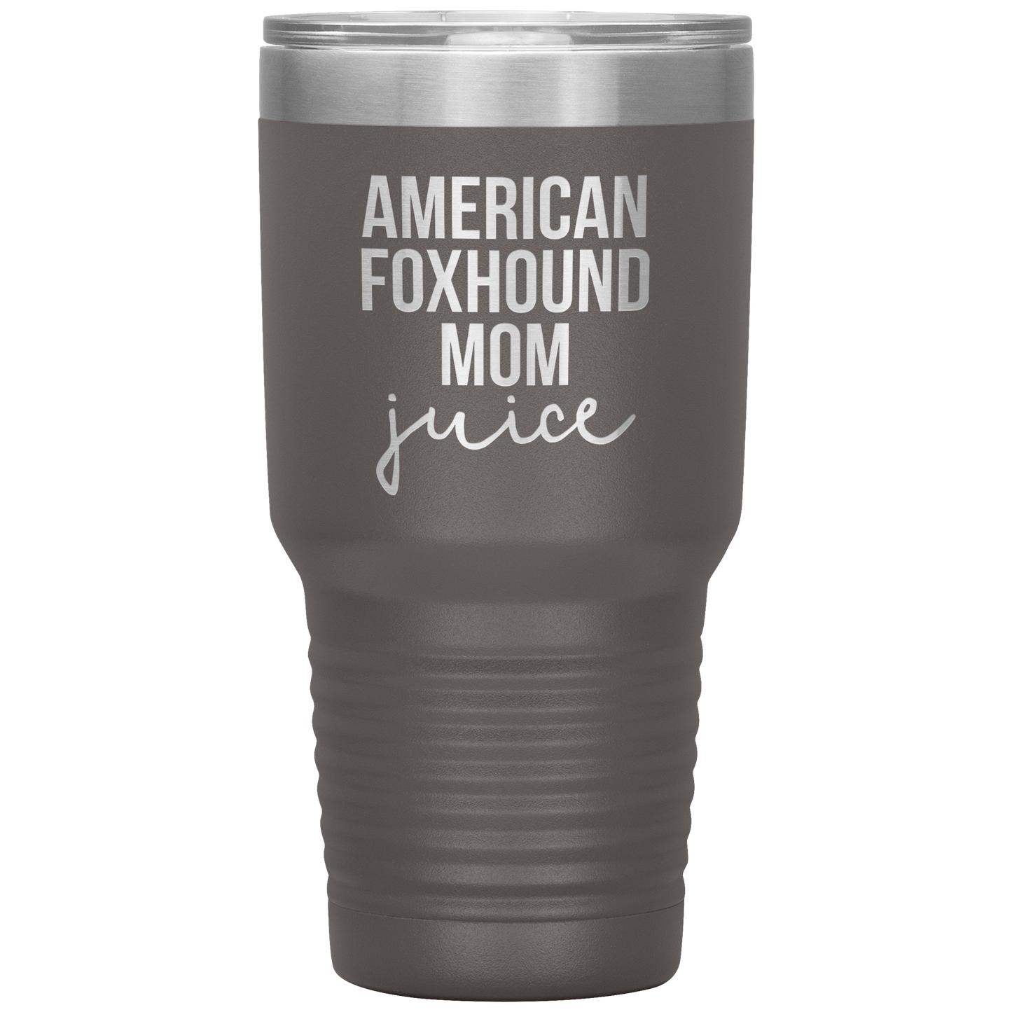 American Foxhound Mom Tumbler, Funny Travel Coffee Mug, Birthday Gifts for Men and Women