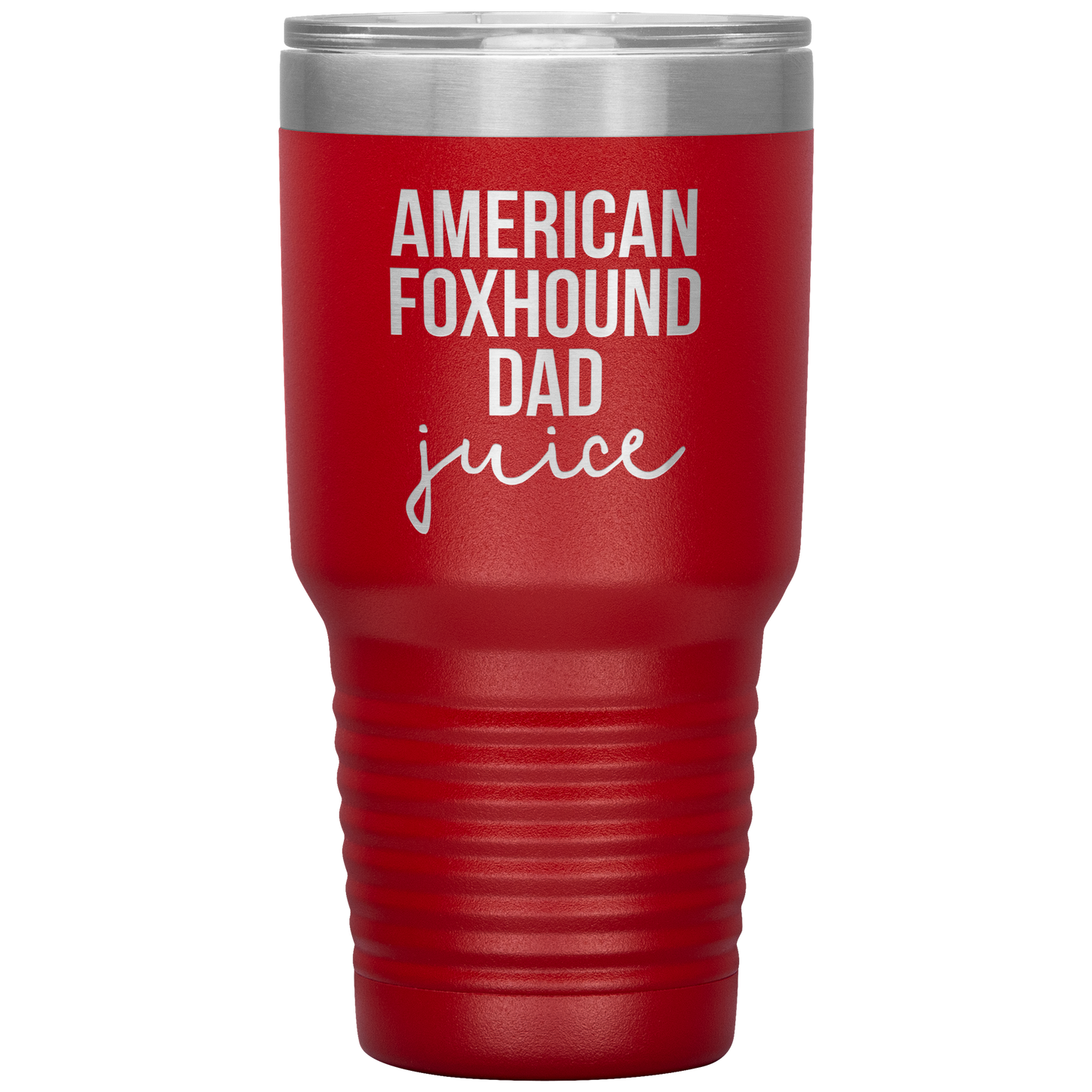 American Foxhound Dad Tumbler, Funny Travel Coffee Mug, Birthday Gifts for Men and Women