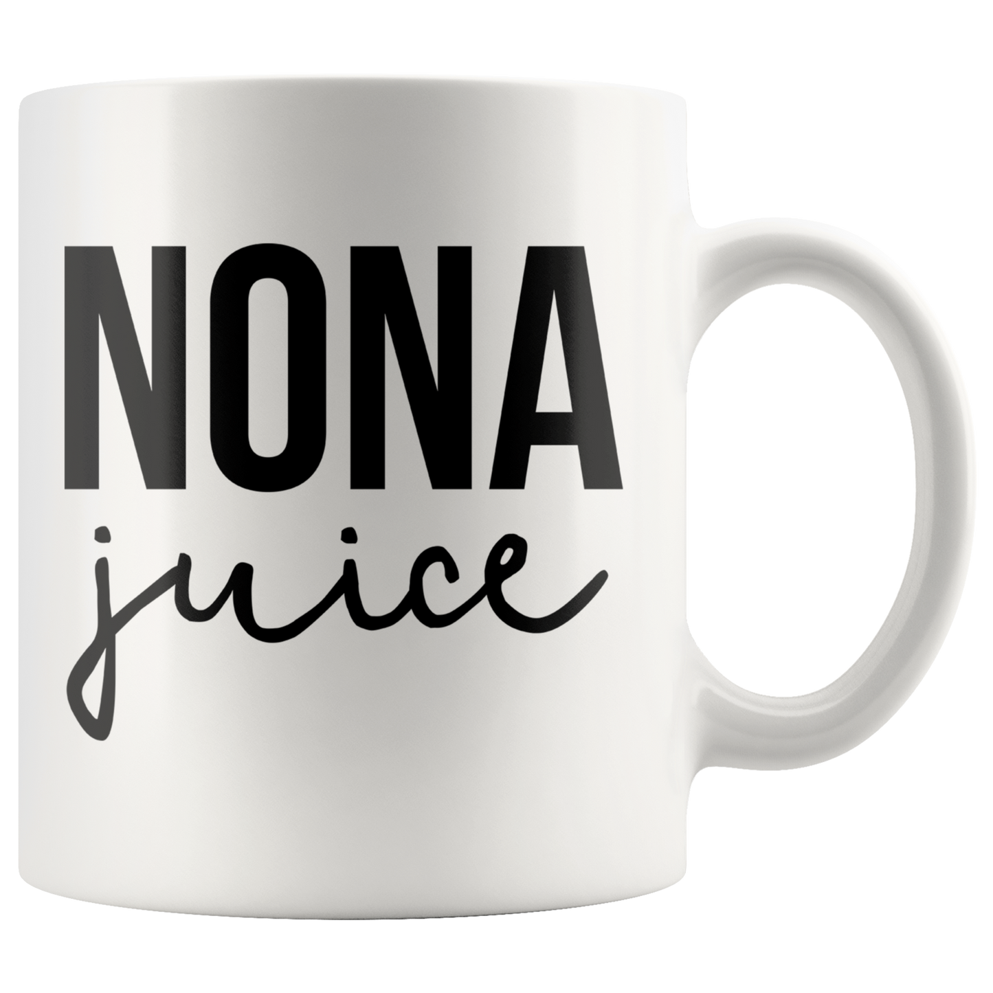 Nona Gifts, Coffee Mug, Two Tone Accent Cup, Birthday Gift for Men and Women