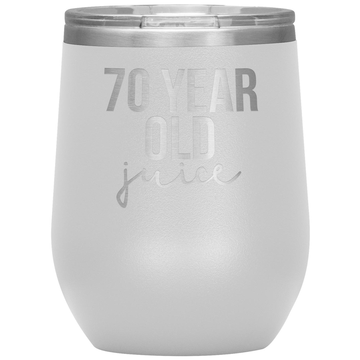 70th Birthday Gifts, 70th Birthday Wine Cup, 70 Year Old Birthday Wine Tumbler, Birthday Gifts for Men and Women