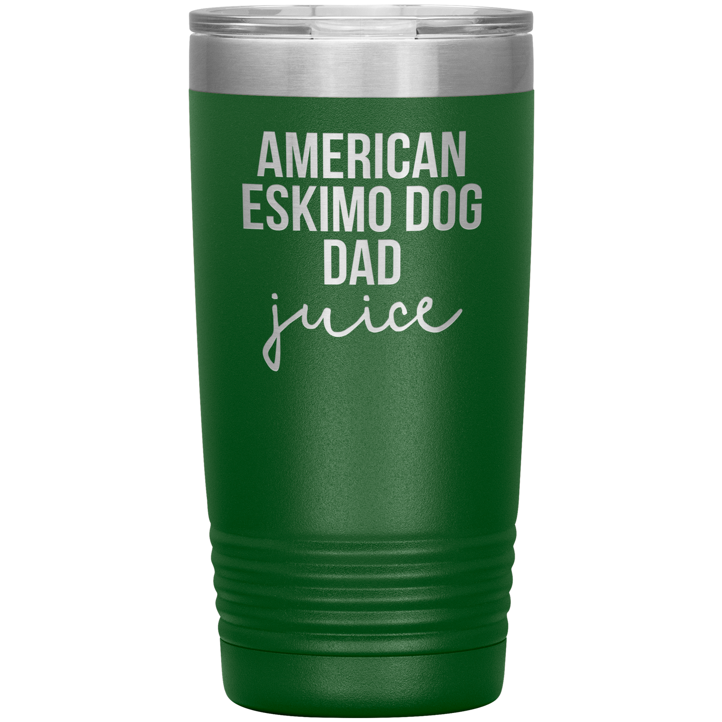 American Eskimo Dog Dad Tumbler, Funny Travel Coffee Mug, Birthday Gifts for Men and Women