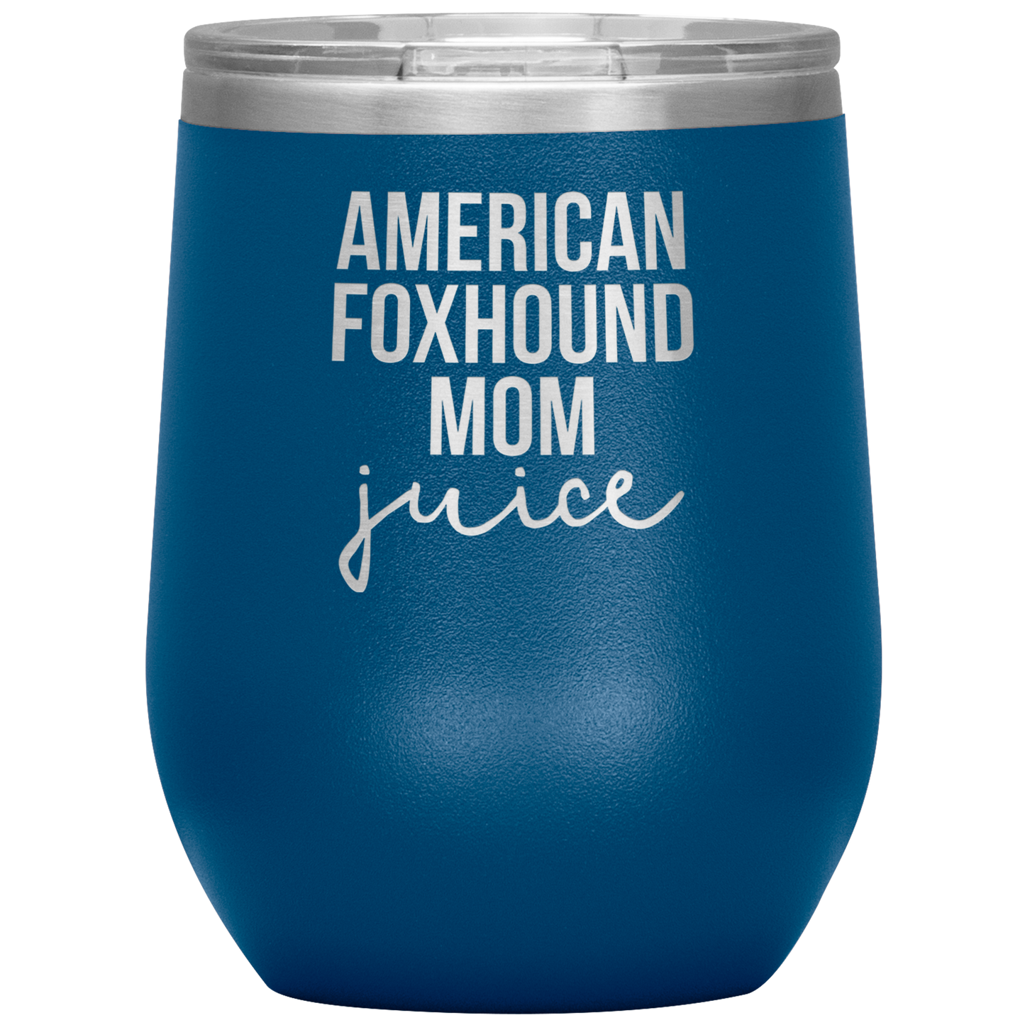 American Foxhound Mom Wine Tumbler, Funny Travel Wine Cup, Birthday Gifts for Men and Women