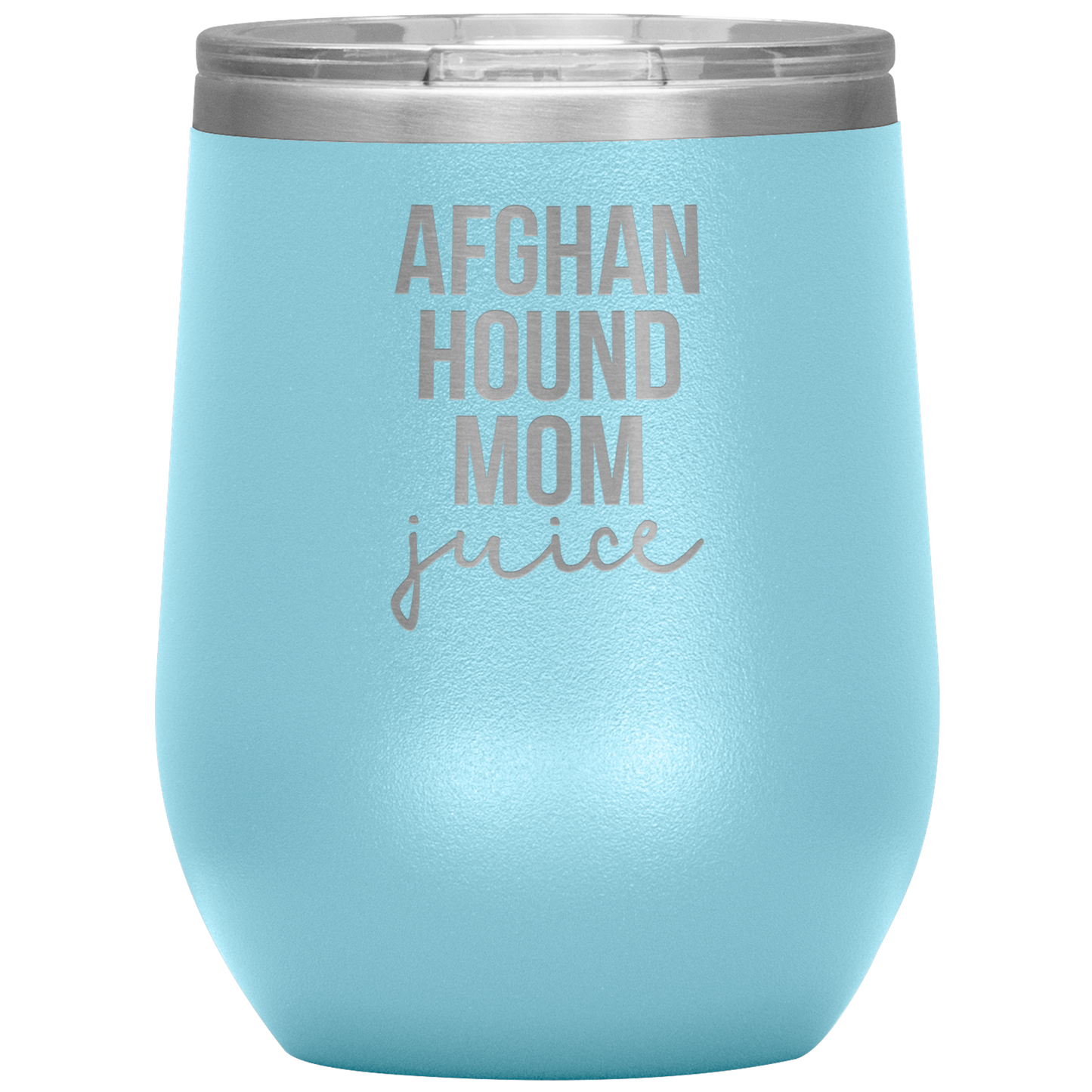 Afghan Hound Mom Wine Tumbler, Funny Travel Wine Cup, Birthday Gifts for Men and Women