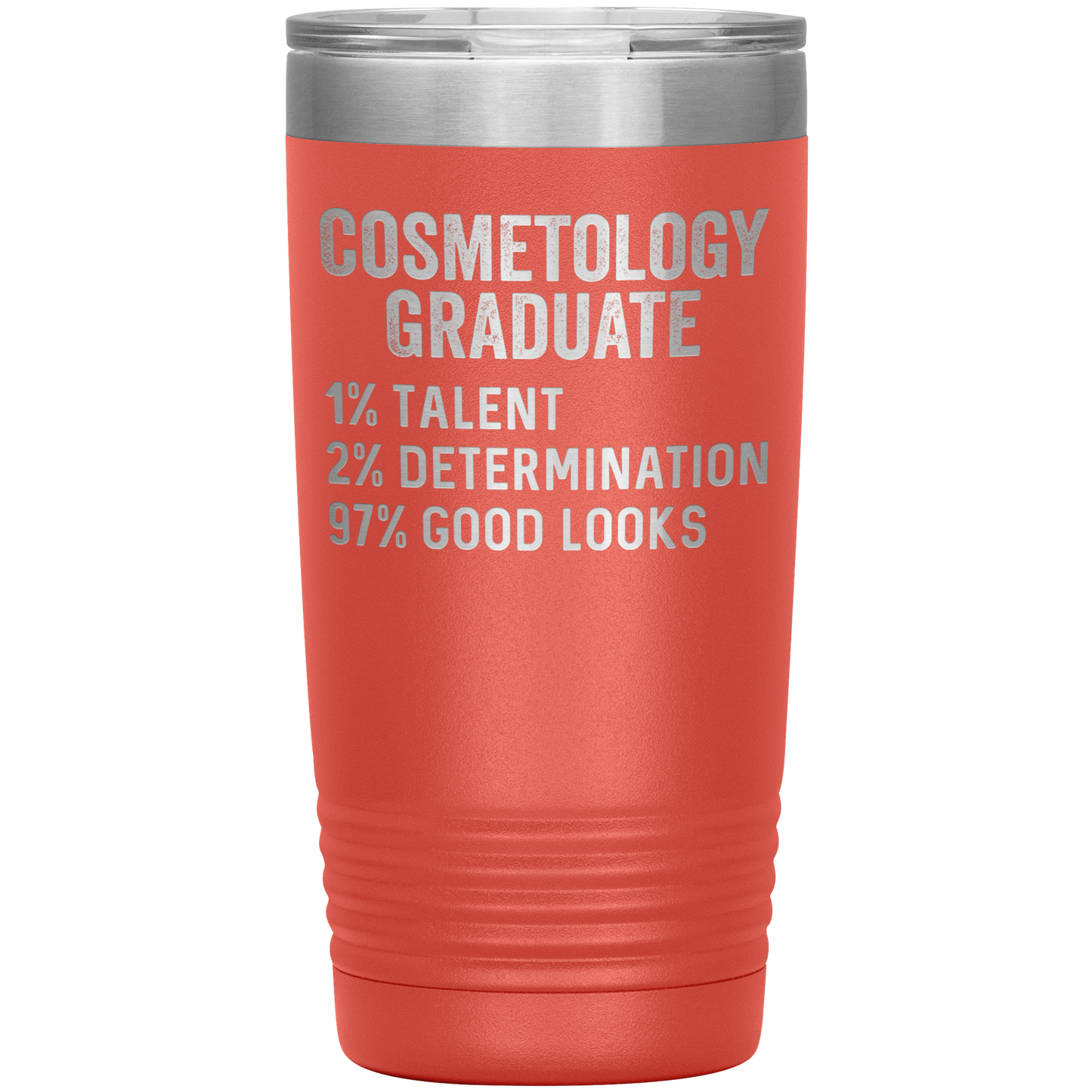 Cosmetology Graduate Tumbler, Funny Cosmetologist Graduation Travel Coffee Mug, Birthday Gifts for Men and Women