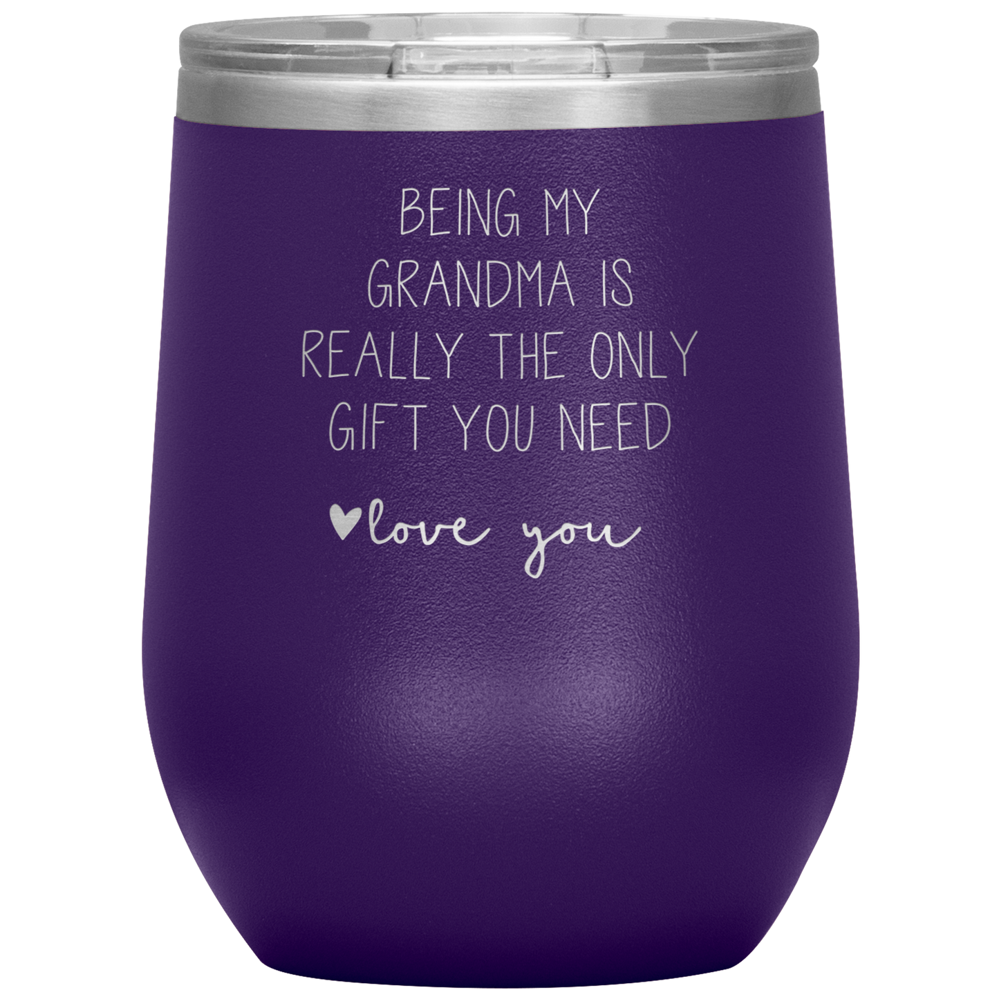 Grandma Wine Tumbler, Grandma Gifts, Travel Wine Cup, Birthday Gifts for Men and Women