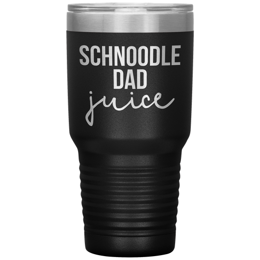 Schnoodle Dad Tumbler, Schnoodle Dad Gifts, Travel Coffee Mug, Birthday Gifts for Men and Women