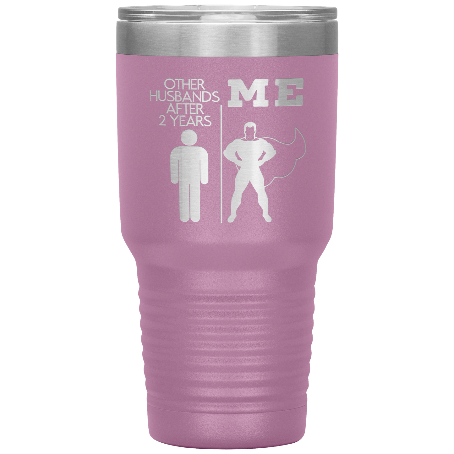 2nd Anniversary Tumbler, 2nd Anniversary Gifts, Travel Coffee Mug, Birthday Gifts for Men and Women