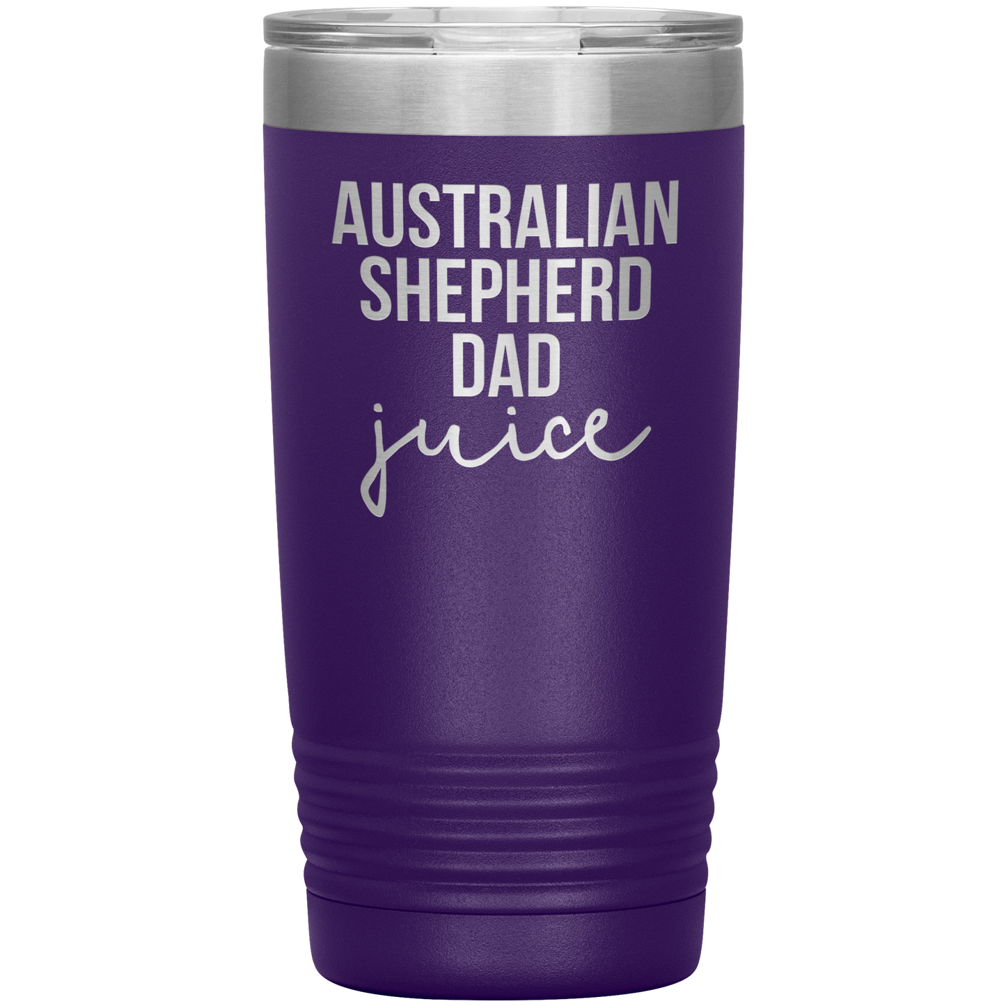 Australian Shepherd Dad Tumbler, Funny Travel Coffee Mug, Birthday Gifts for Men and Women