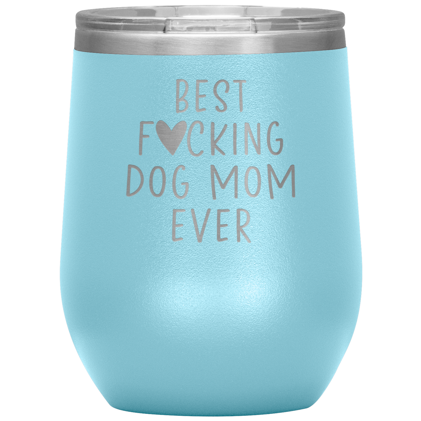 Dog Mom Wine Tumbler, Dog Mom Gifts, Travel Wine Cup, Birthday Gifts for Men and Women