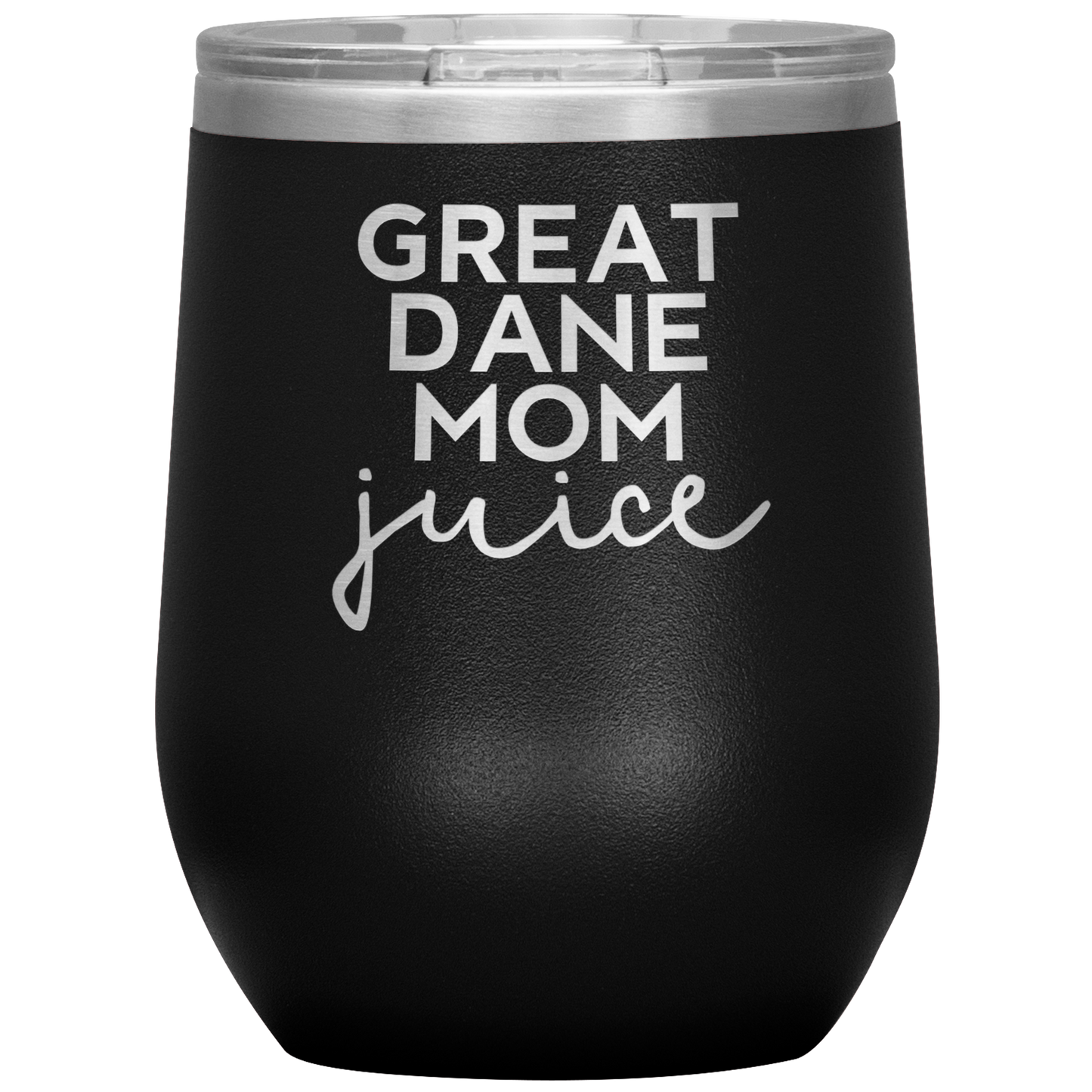 Great Dane Mom Wine Tumbler, Great Dane Mom Gifts, Travel Wine Cup, Presentes de Aniversário para Homens e Mulheres