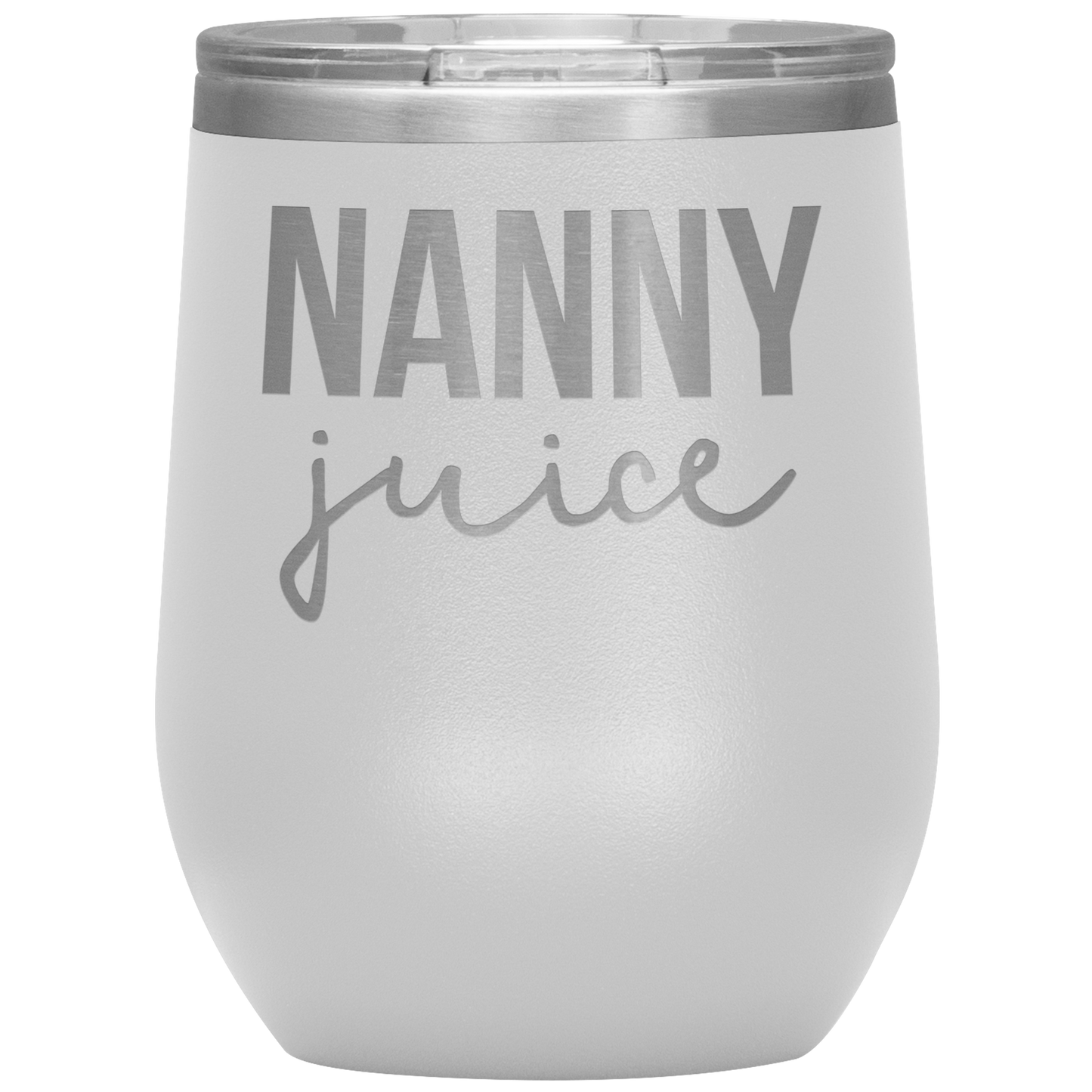 Nanny Wine Tumbler, Nanny Gifts, Travel Wine Cup, Birthday Gifts for Men and Women