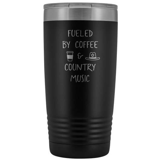 COUNTRY MUSIC TUMBLER Funny Country Lover Gift Mamma e papà Travel Mug Best Friend Cup Sorella Compleanno Doni Fratello Cup