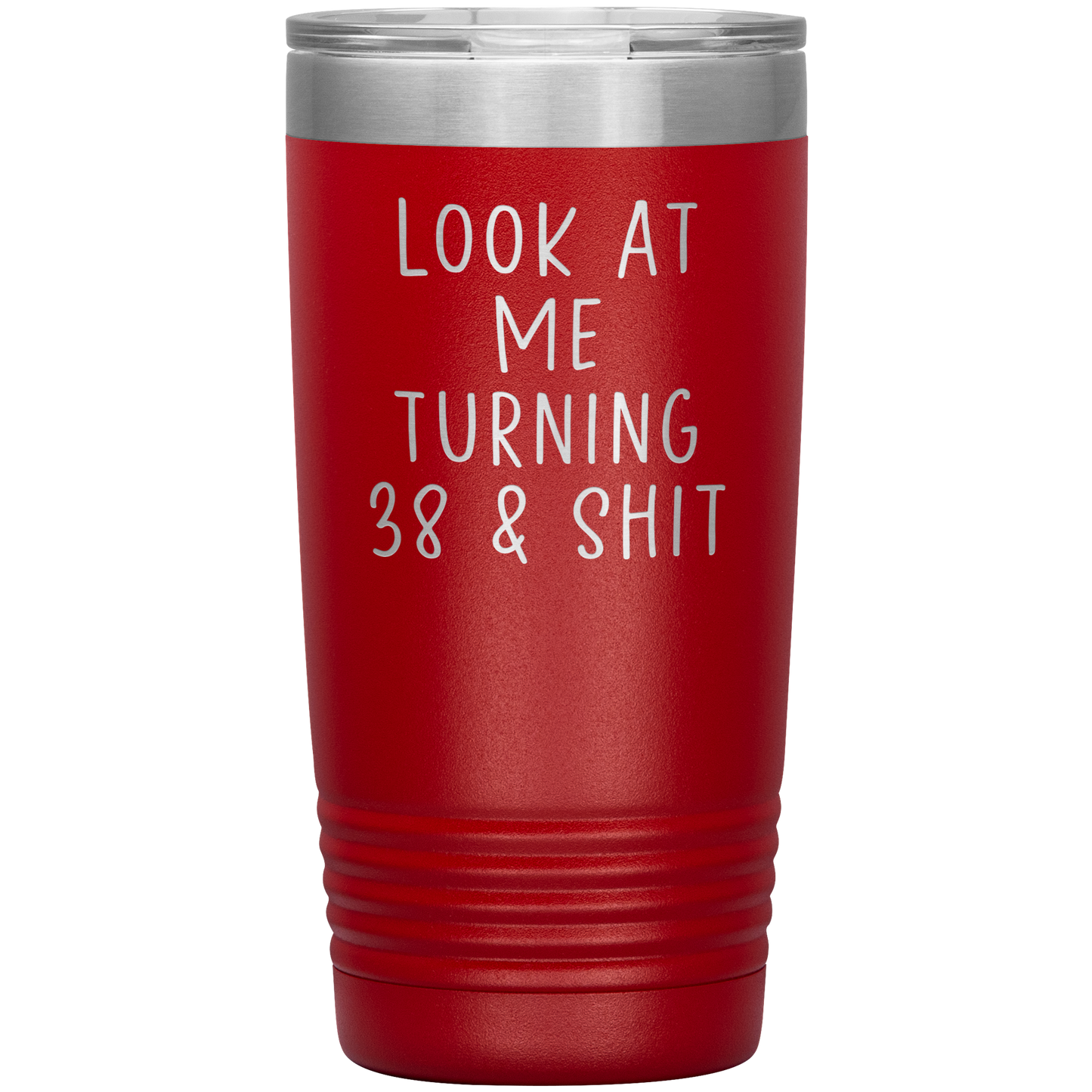 38th Birthday Tumbler, 38th Birthday Gifts, Travel Coffee Mug, Birthday Gifts for Men and Women