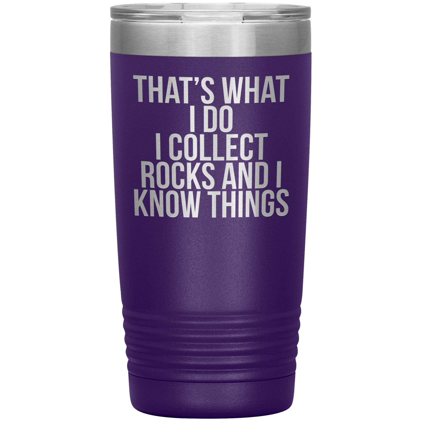 Rock Collector Tumbler, Rock Collecting Gifts, Rock Collector Coffee Mug, Cadeaux d’anniversaire pour hommes et femmes