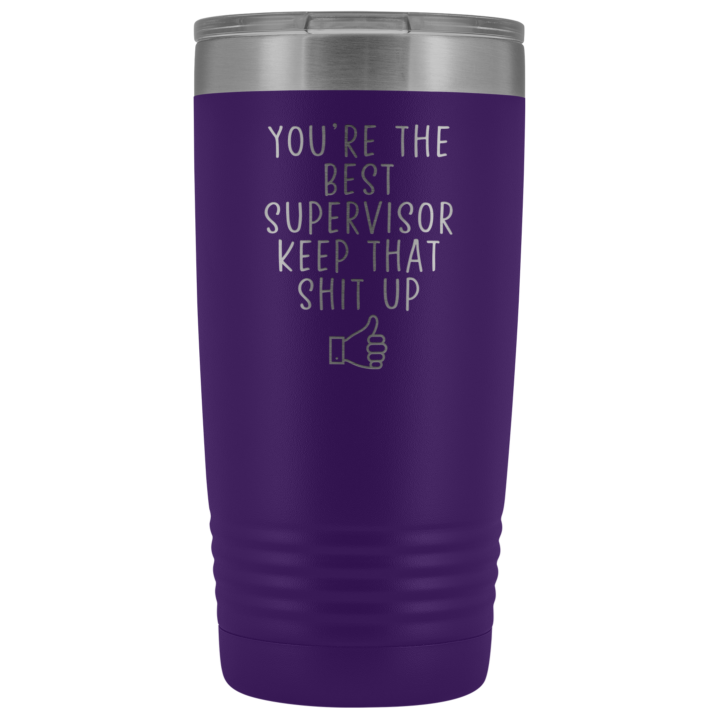 Cadeau de superviseur, tasse de café de superviseur, tumbler de superviseur