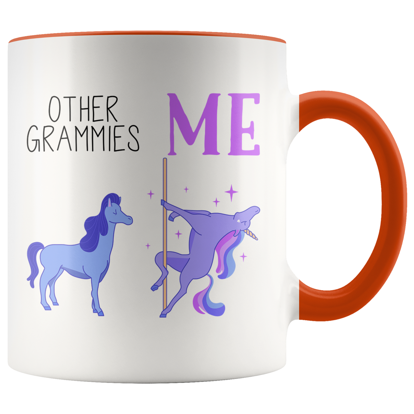 Grammy Gifts, Grammy Coffee Mug, Two Tone Accent Cup, Birthday Gift for Men and Women