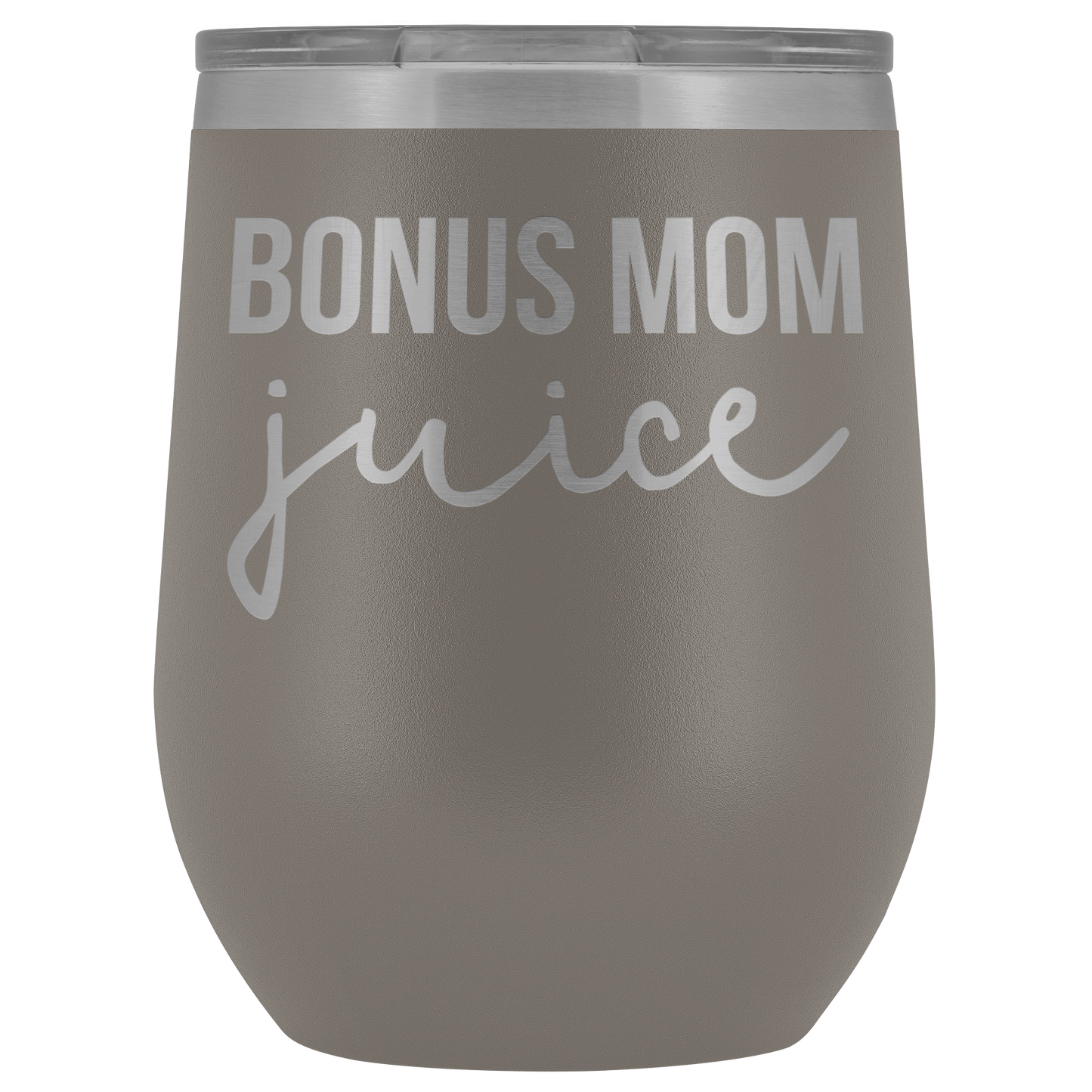 Bonus Mom Gifts, Bonus Mom Wine Tumbler, Bonus Mom Cup, Funny Birthday Gifts for Men and Women