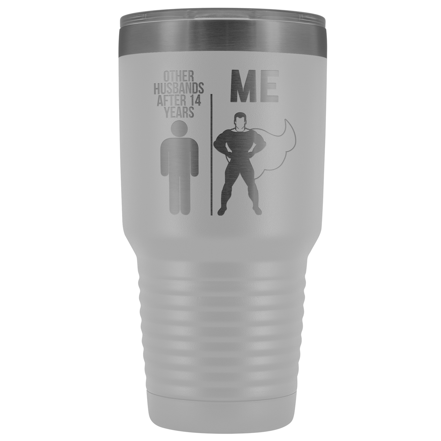 Cadeaux du 14e anniversaire pour les hommes, cadeaux du 14e anniversaire pour lui, cadeaux du 14e anniversaire pour le mari, Tumbler Mug