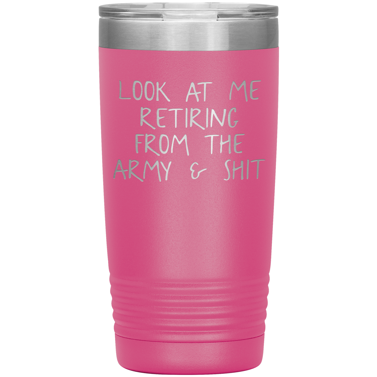 Army Retirement Tumbler, Army Retirement Gifts, Travel Coffee Mug, Birthday Gifts for Men and Women