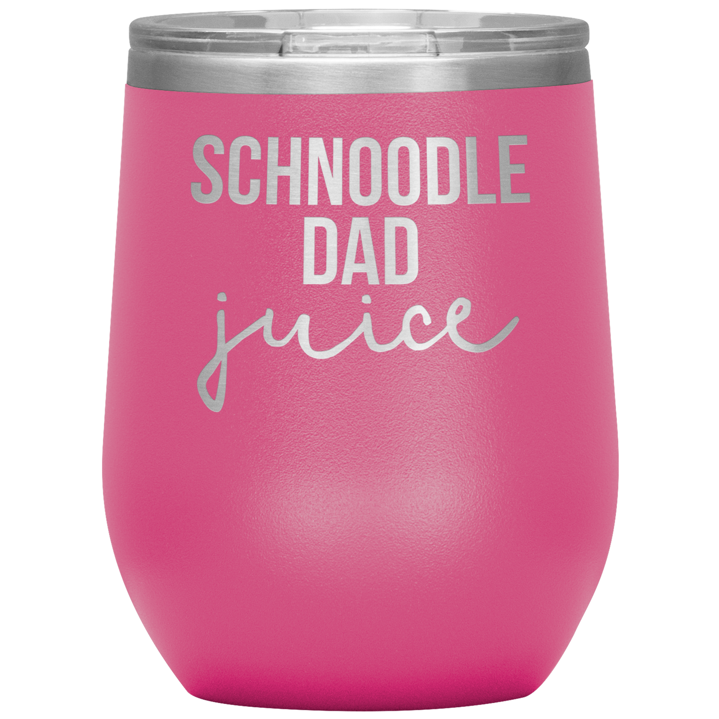 Schnoodle Dad Wine Tumbler, Schnoodle Dad Gifts, Travel Wine Cup, Birthday Gifts for Men and Women