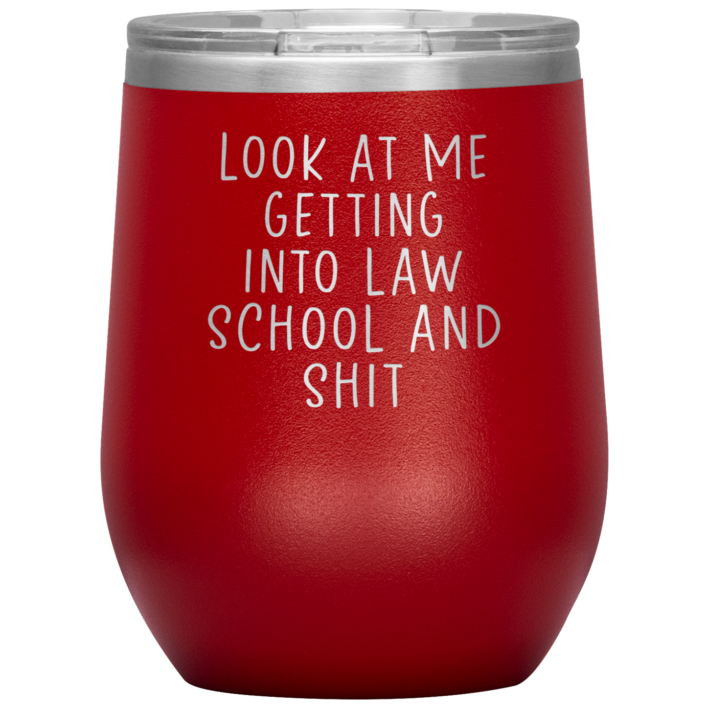 Law School Student Wine Tumbler, Law School Student Gifts, Travel Wine Cup, Birthday Gifts for Men and Women