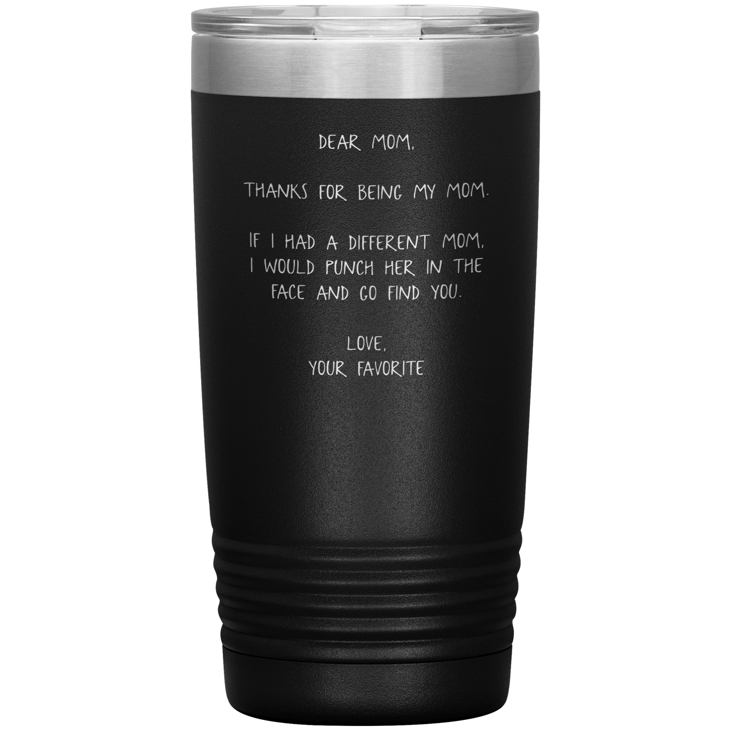 Mom Tumbler, Funny Travel Coffee Mug, Birthday Gifts for Men and Women