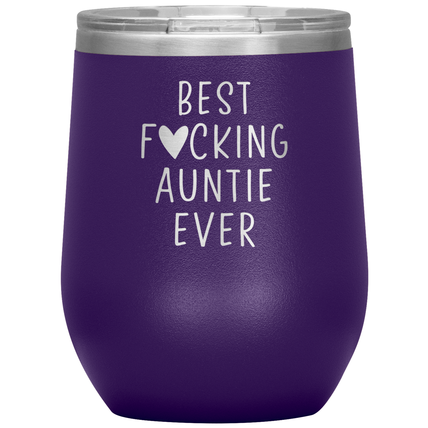 Auntie Wine Tumbler, Auntie Gifts, Travel Wine Cup, Birthday Gifts for Men and Women