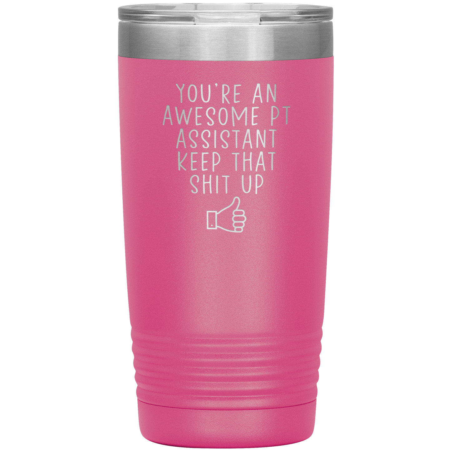 PT Assistente Tumbler, PT Assistente Presentes, Travel Coffee Mug, Birthday Gifts para Homens e Mulheres