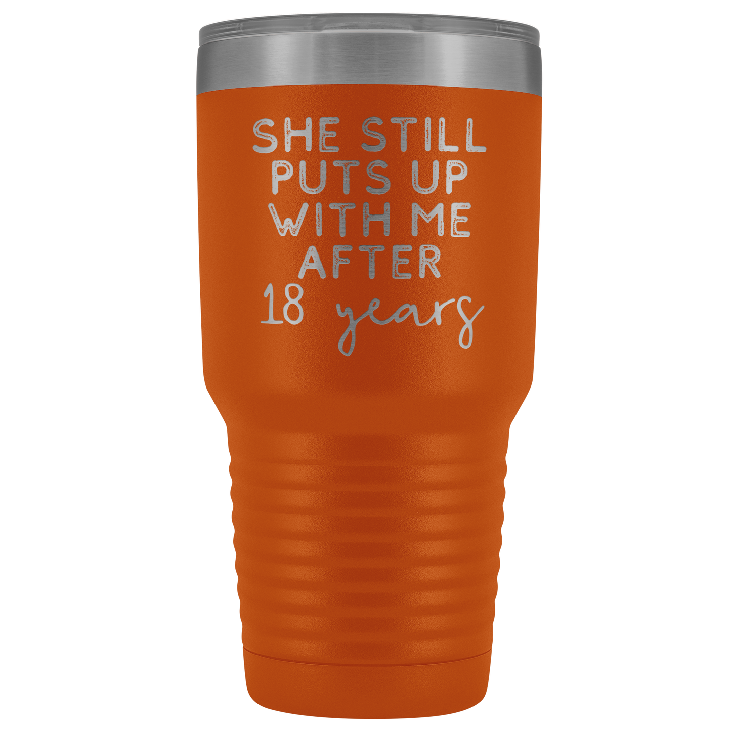 18 Anniversario Regalo 18 Anno Wedding Anniversary Coffee Mug Funny Marito Tumbler Regali per Him Anniversary for Men Cup