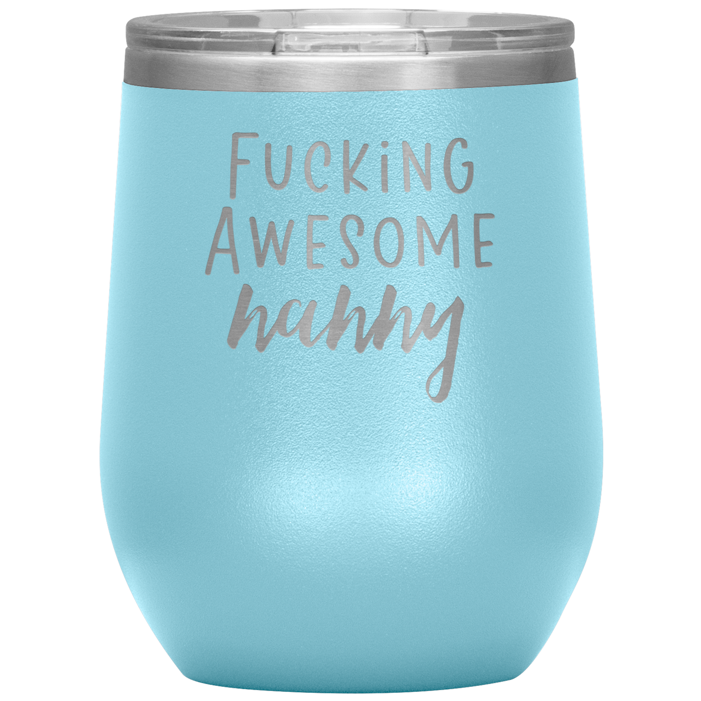 Nanny Wine Tumbler, Nanny Gifts, Travel Wine Cup, Birthday Gifts for Men and Women