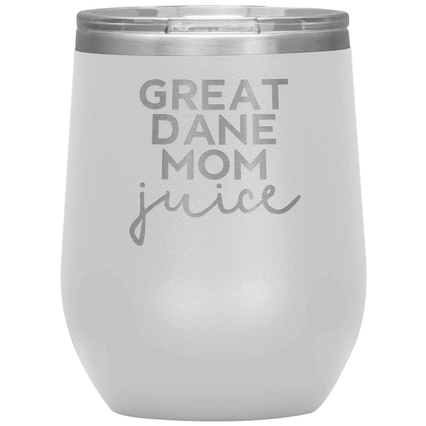 Great Dane Mom Wine Tumbler, Great Dane Mom Gifts, Travel Wine Cup, Presentes de Aniversário para Homens e Mulheres