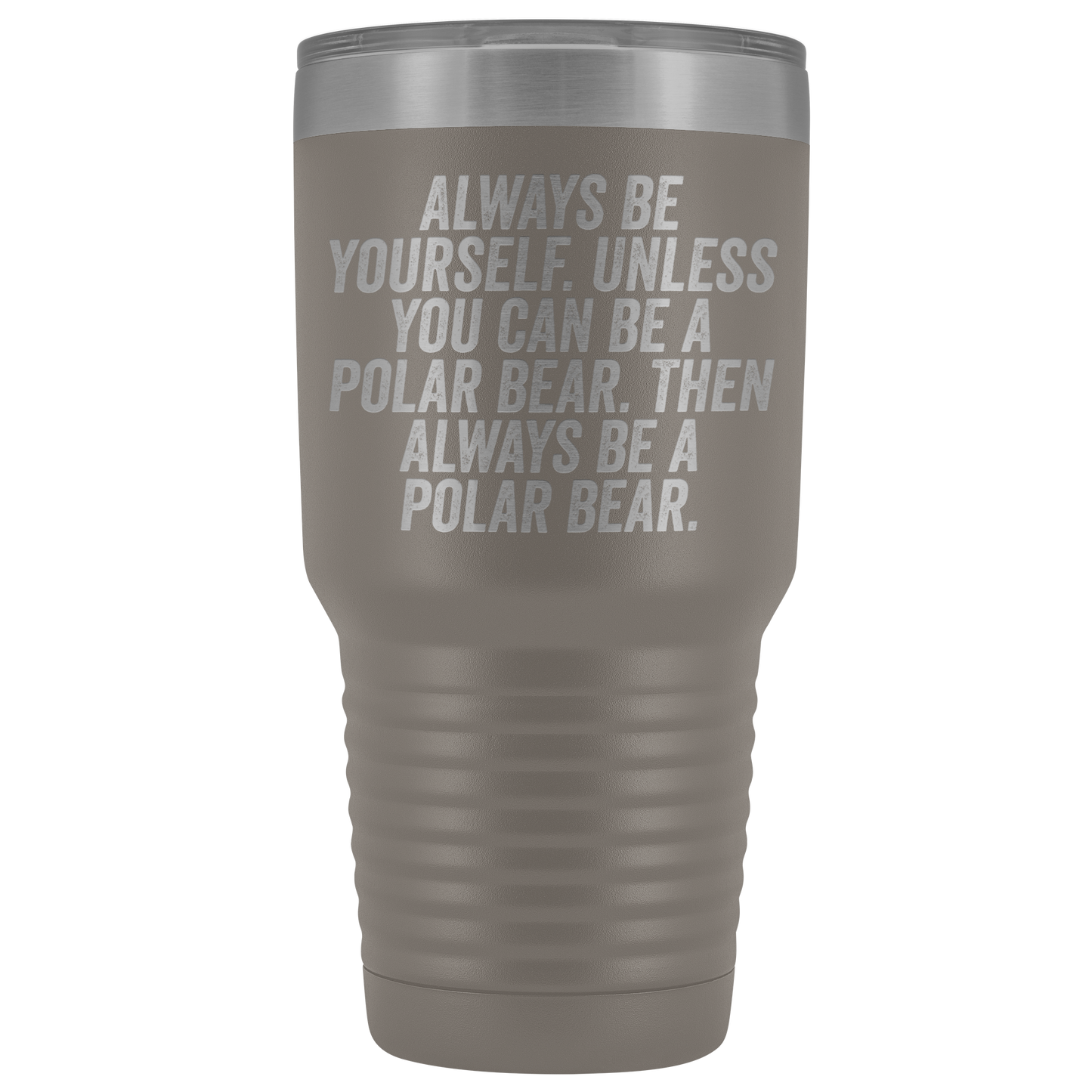 Tumbler Polar Bear Dons Polar Bear, Mug de l'ours polaire