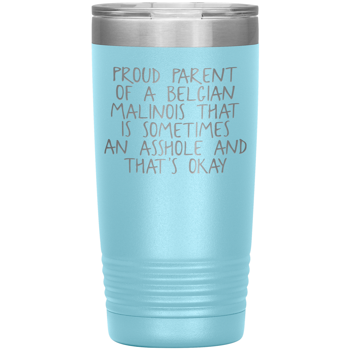 Tumbler malinois belge, cadeaux malinois belges, tasse de café malinois belge, cadeaux d’anniversaire pour hommes et femmes