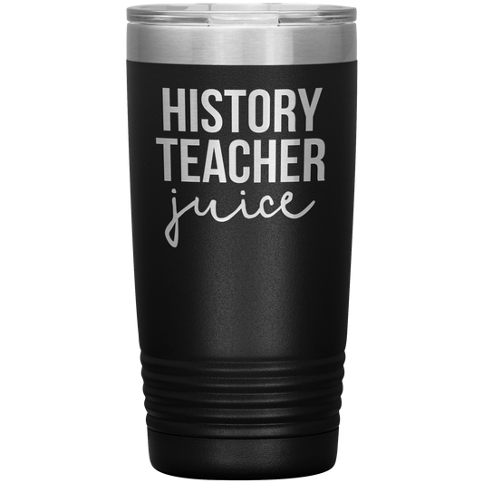 Professeur d’histoire Tumbler, Cadeaux d’enseignant d’histoire, tasse de café de voyage, cadeaux d’anniversaire pour les hommes et les femmes