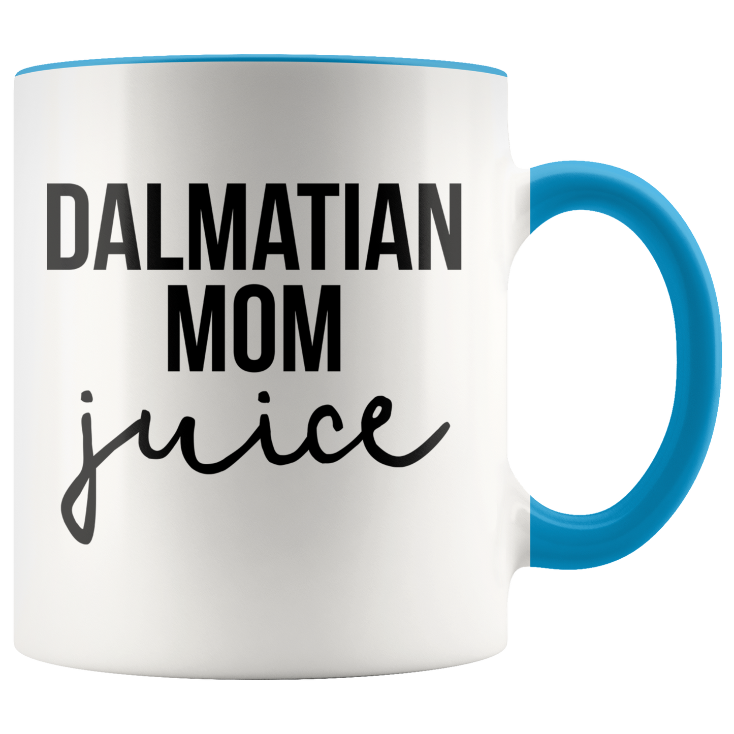 Dalmatian Mom Gifts, Coffee Mug, Two Tone Accent Cup, Birthday Gift for Men and Women