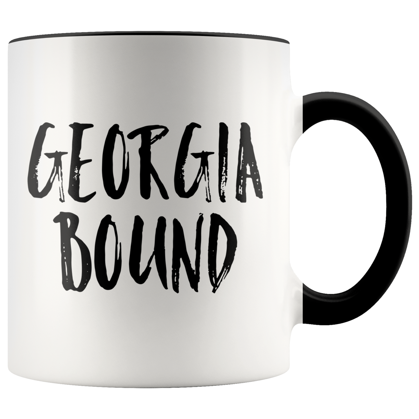 Moving to Georgia Gifts, Moving Away Coffee Mug, Two Tone Accent Cup, Birthday Gift for Men and Women