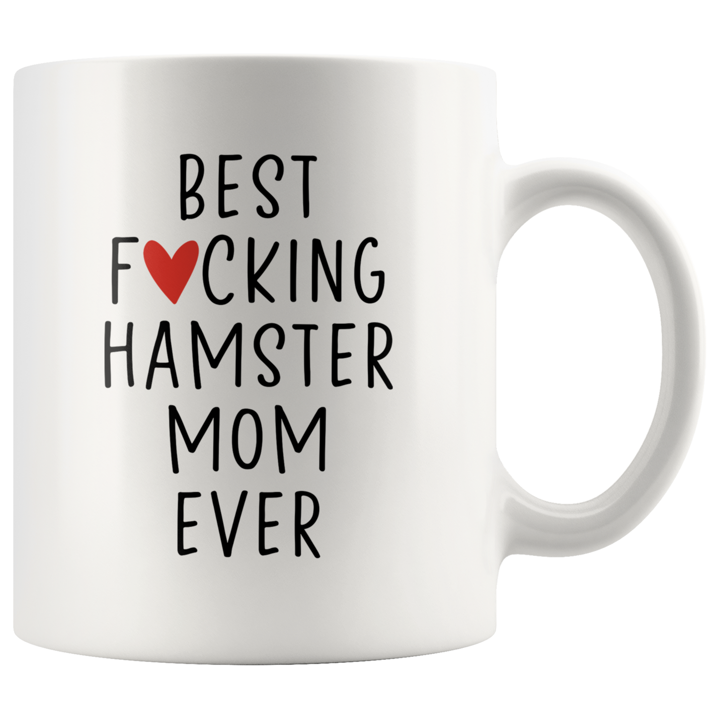 Hamster Mom Gifts, Coffee Mug, Two Tone Accent Cup, Birthday Gift for Men and Women