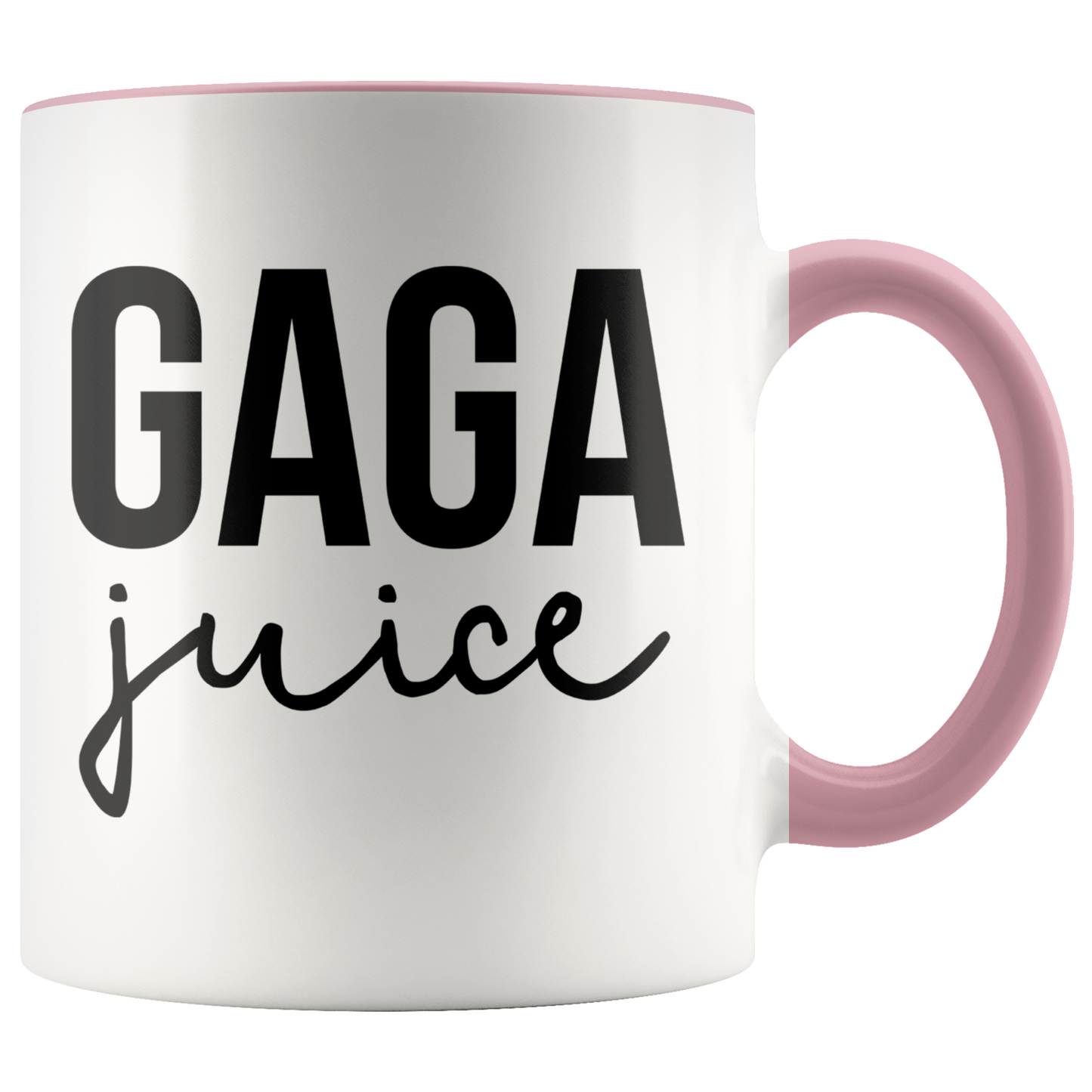 Gaga Gifts, Coffee Mug, Two Tone Accent Cup, Birthday Gift for Men and Women