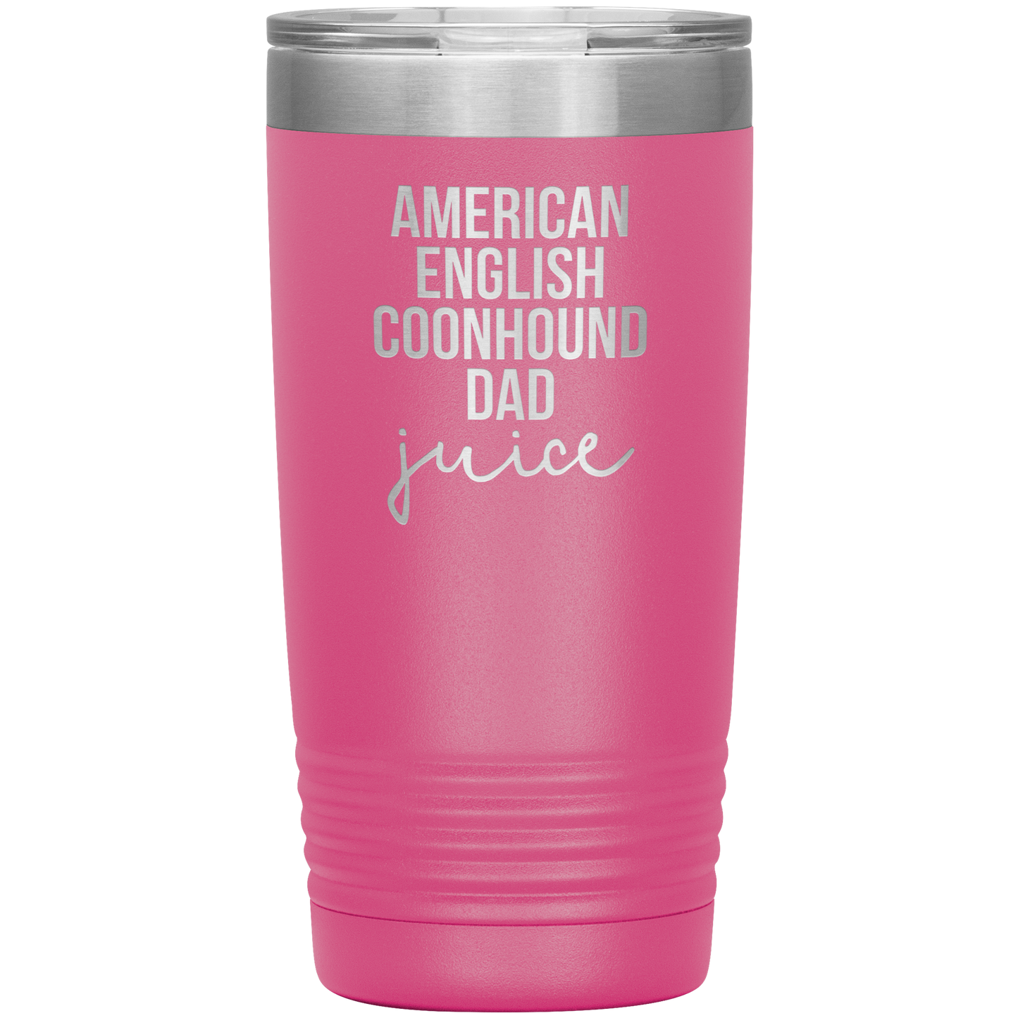 American English Coonhound Dad Tumbler, Funny Travel Coffee Mug, Birthday Gifts for Men and Women