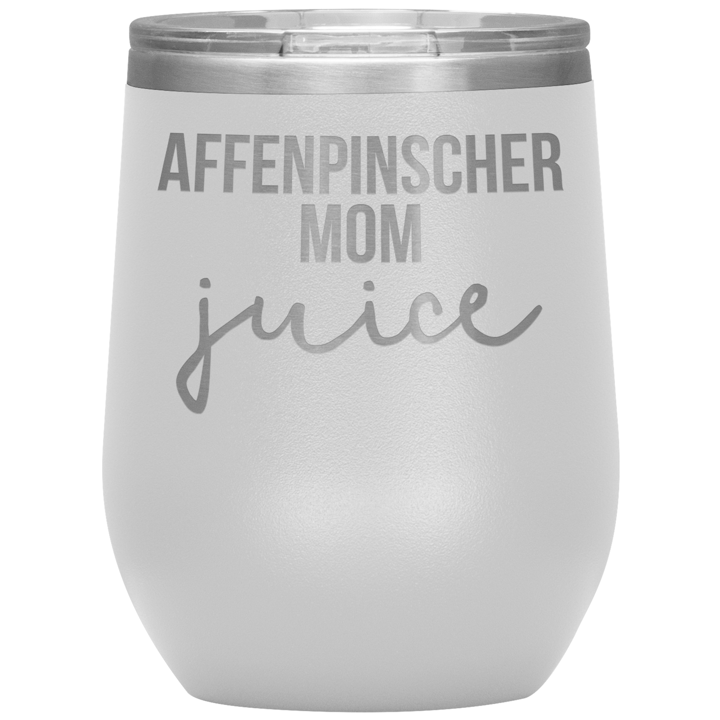 Affenpinscher Mom Wine Tumbler, Funny Travel Wine Cup, Birthday Gifts for Men and Women