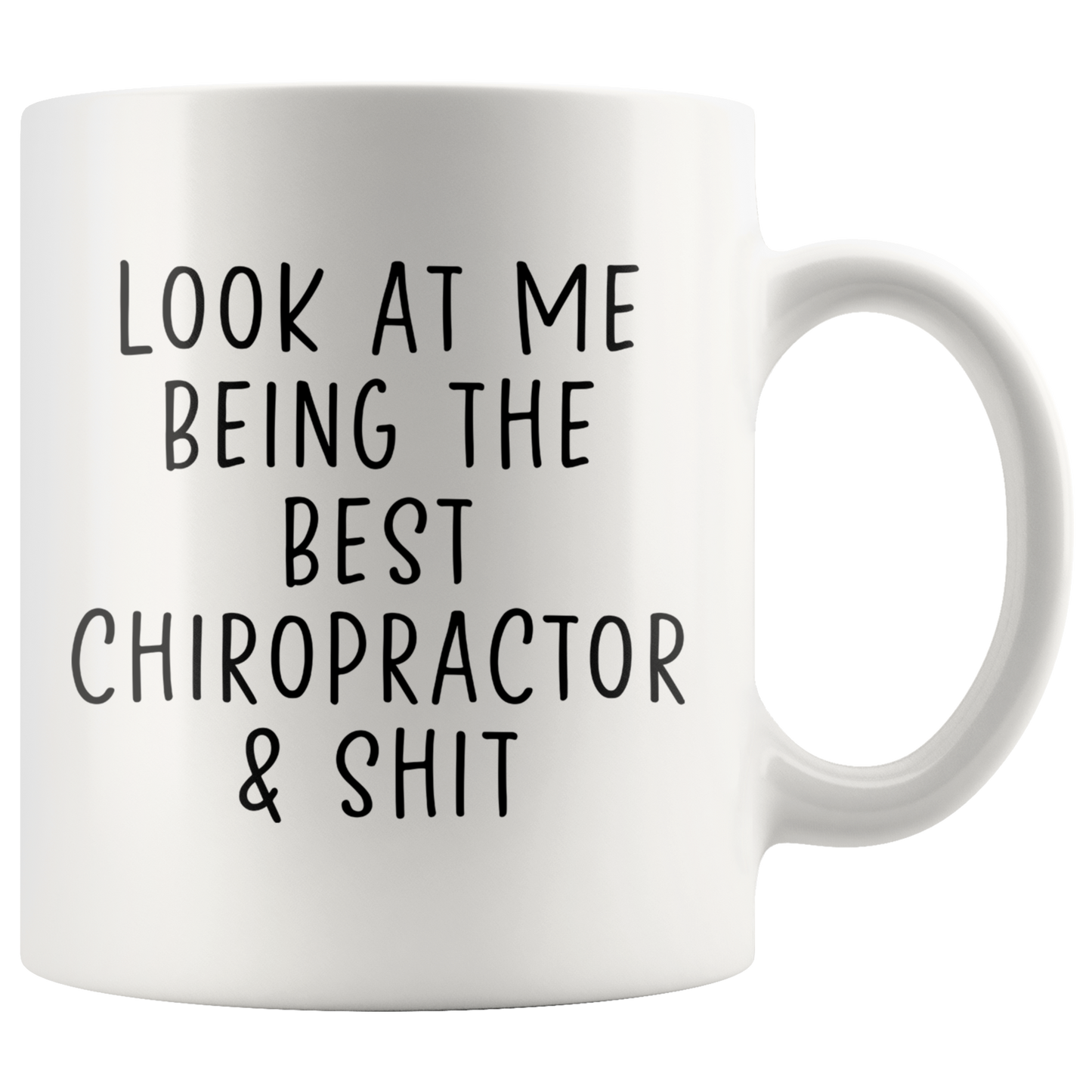 Chiropractor Gifts, Coffee Mug, Two Tone Accent Cup, Birthday Gift for Men and Women